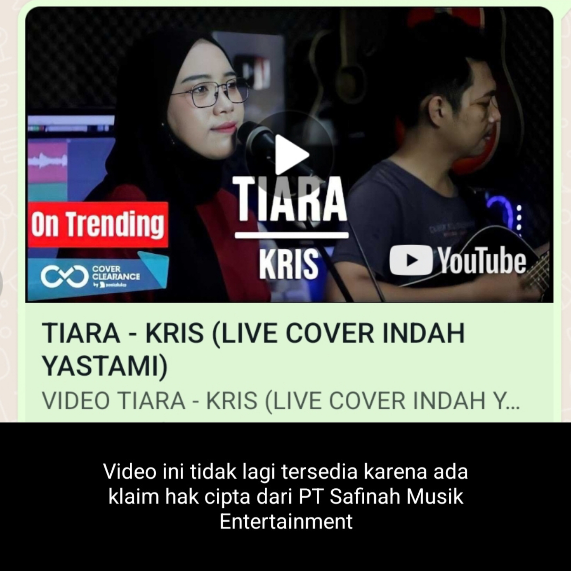 Cover Lagu Tiara