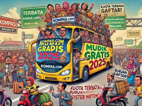 Mudik Gratis Kompas.com 2025 Resmi Dibuka, Simak Syarat dan Rute Perjalanannya